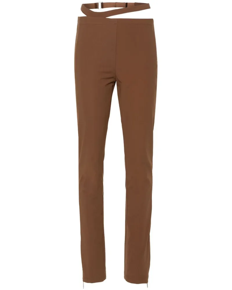 Nike x Jacquemus Skinny-Hose - Braun Braun