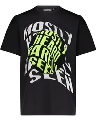 Mostly Heard Rarely Seen T-Shirt mit Logo-Print Schwarz