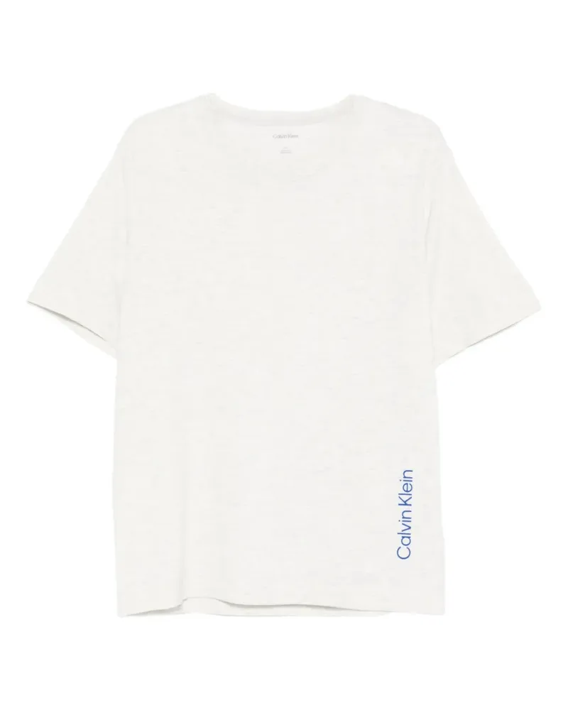 Calvin Klein T-Shirt mit Logo-Print - Nude Nude