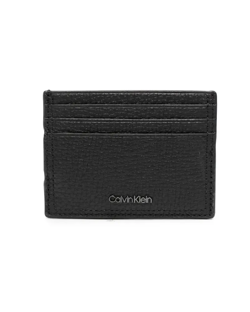Calvin Klein Minimalism Kartenetui - Schwarz Schwarz