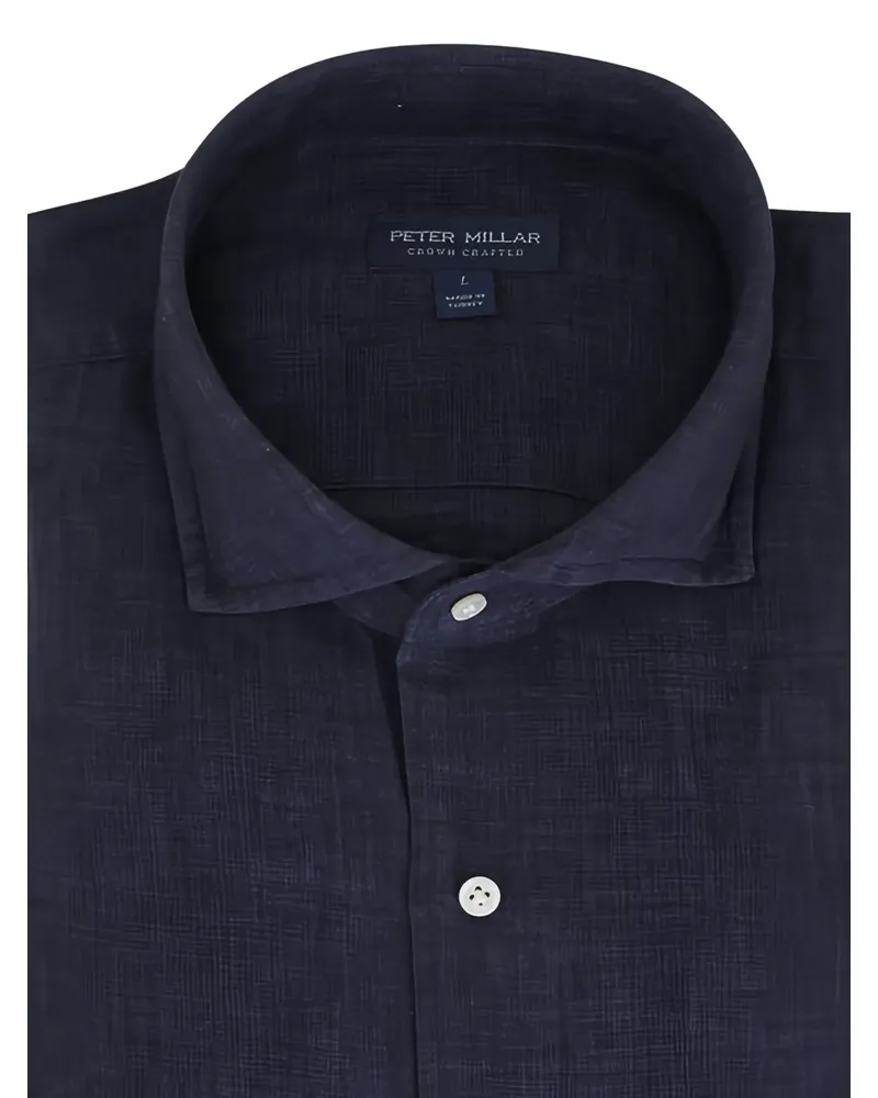 Peter Millar Astino Lino-Hemd - Blau Blau