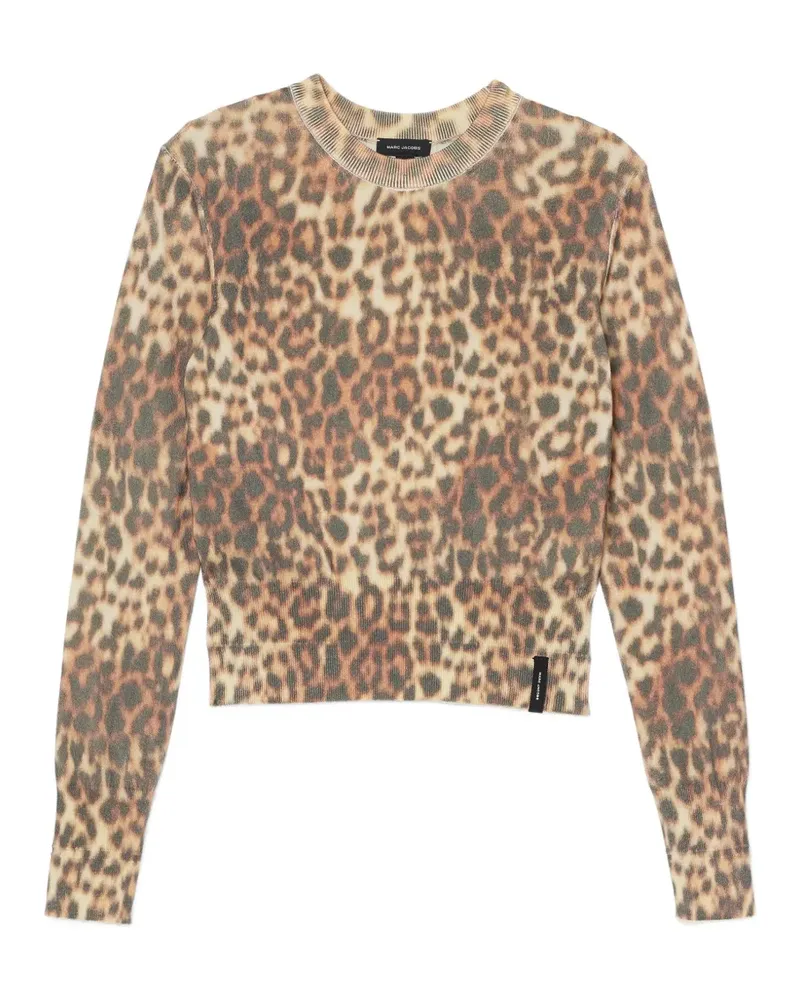 Marc Jacobs Pullover mit Leopardenprint - Braun Braun
