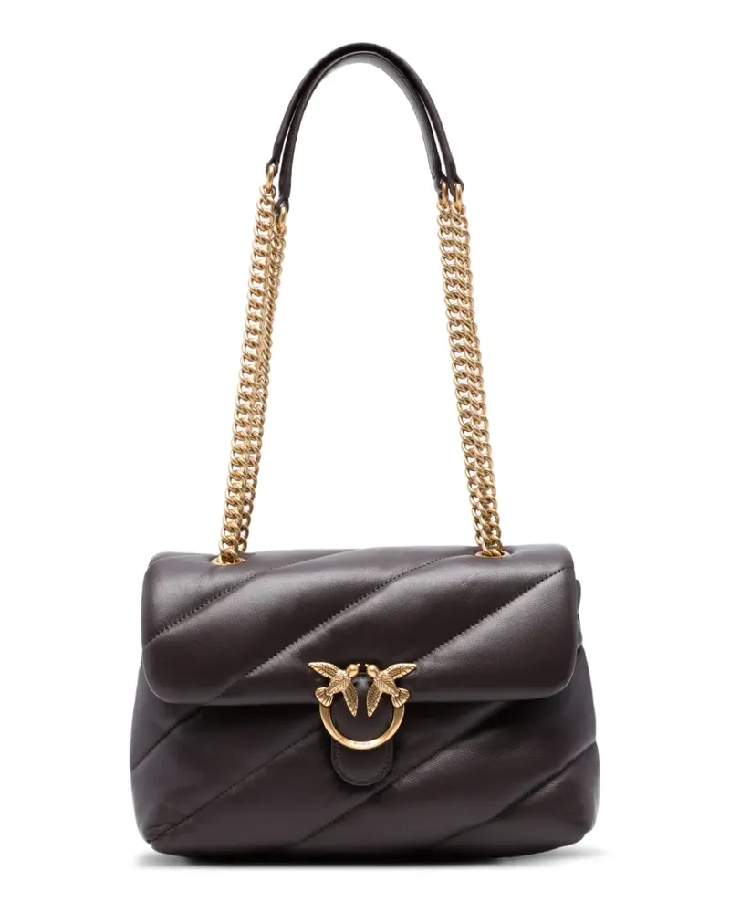 Pinko small Love quilted shoulder bag - Braun Braun