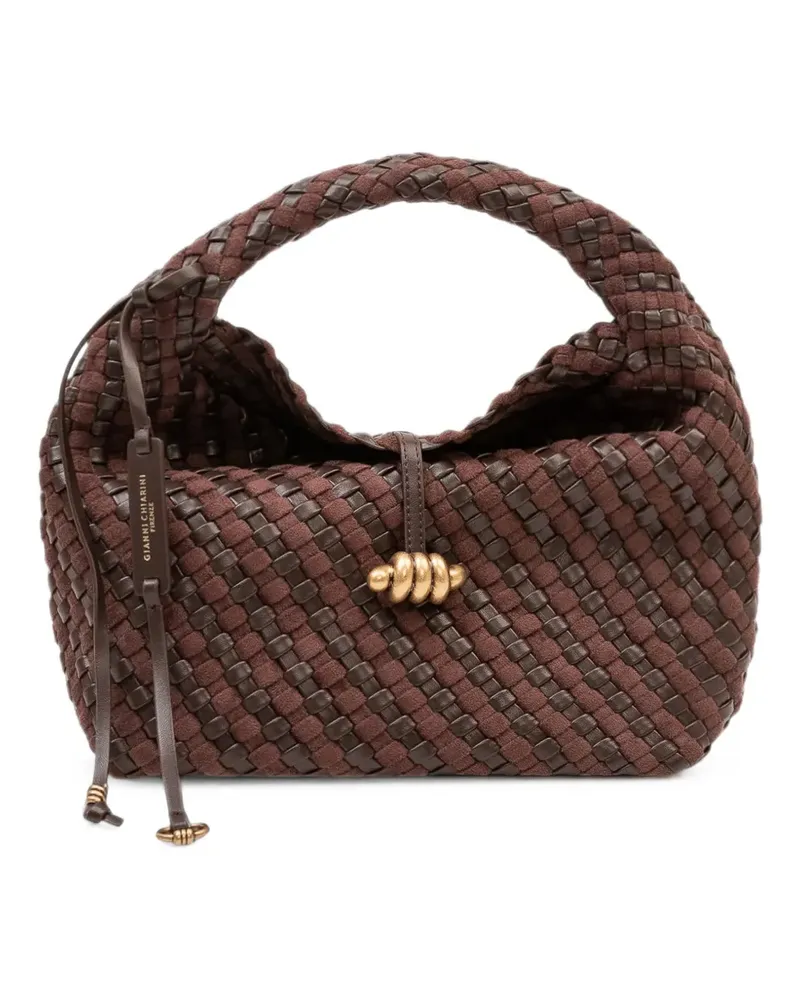 Gianni Chiarini Gewebter Aurelie Tote Bag - Braun Braun