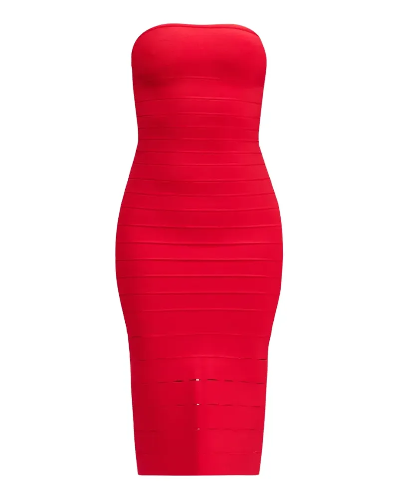Hervé Léger Cassidy gradient bandage midi dress - Rot Rot
