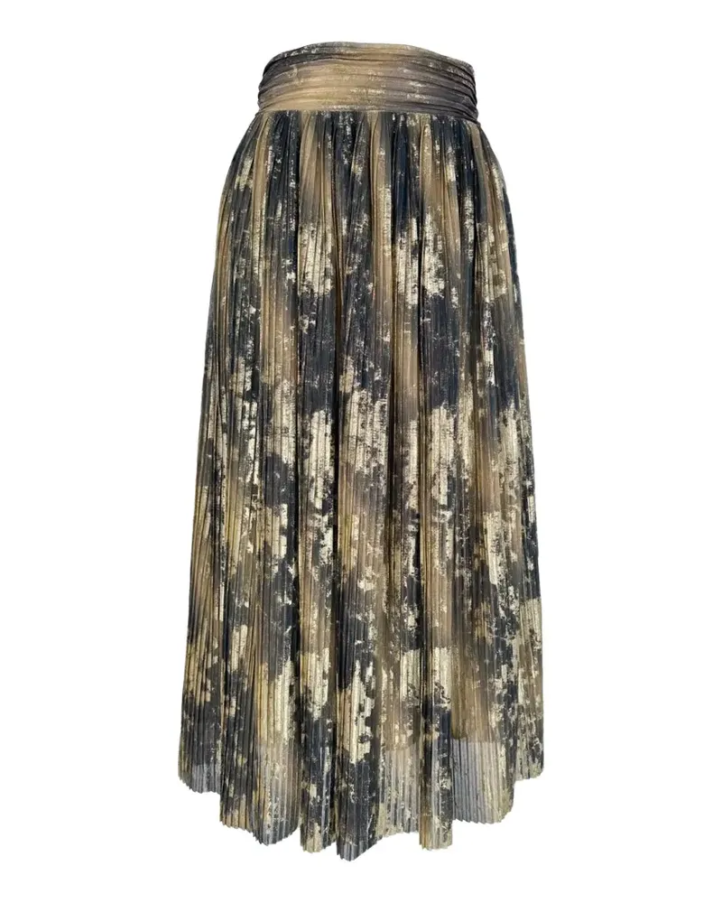 ba&sh 2020 pleated maxi skirt - Gold Gold