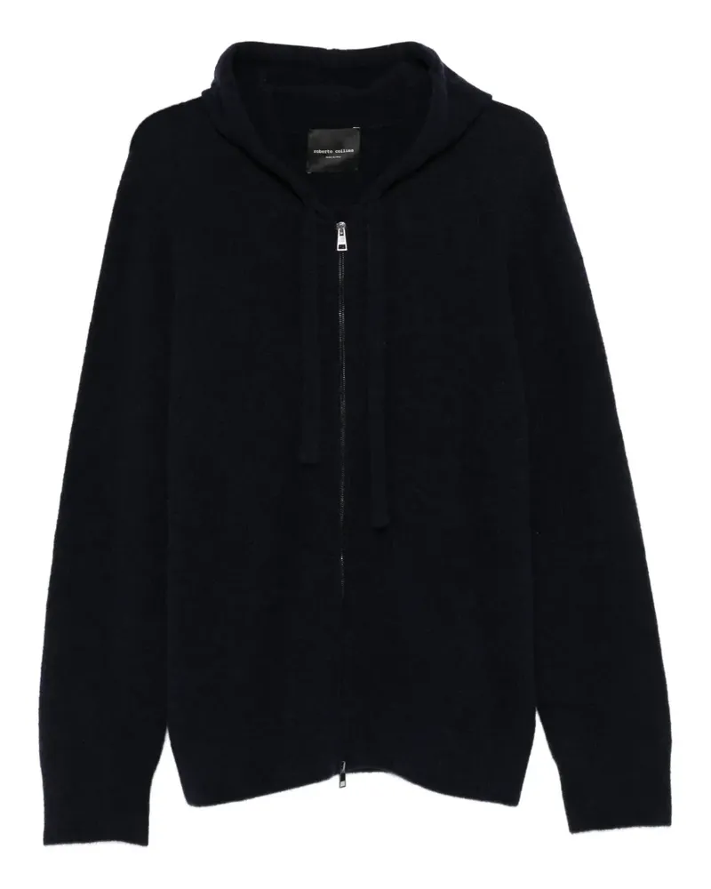 Roberto Collina Hoodie mit Reißverschluss - Blau Blau