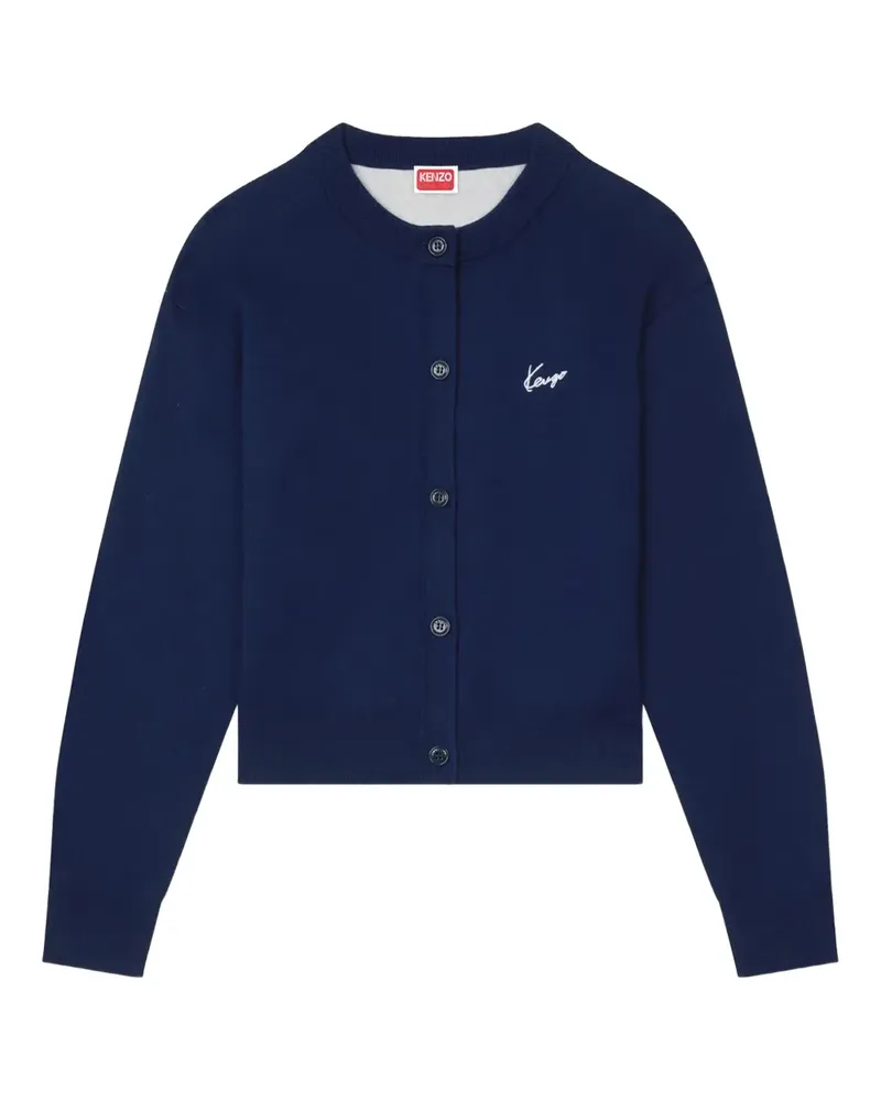 Kenzo Archive Bouquet Cardigan - Blau Blau