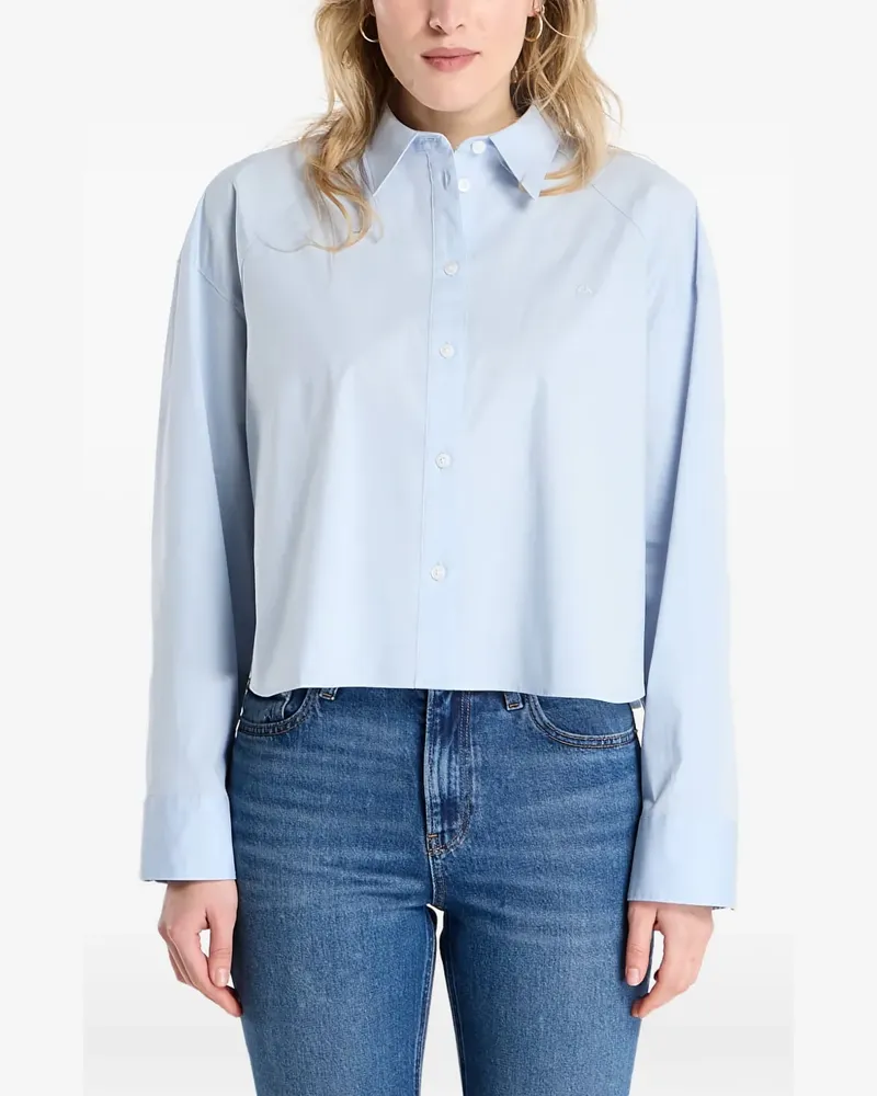 Calvin Klein cropped shirt - Blau Blau