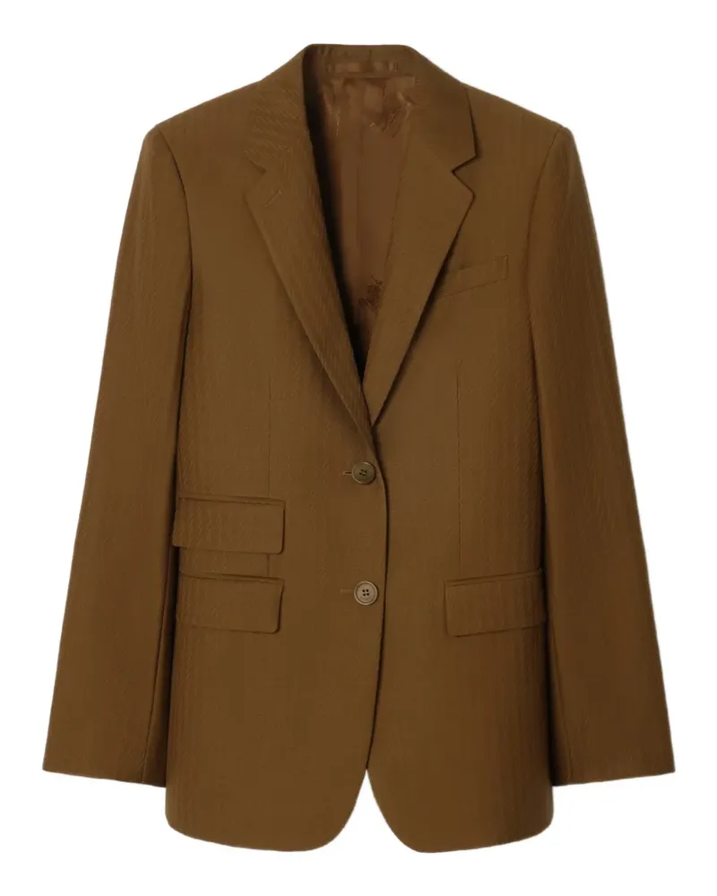 Burberry Siora herringbone pocket blazer - Braun Braun