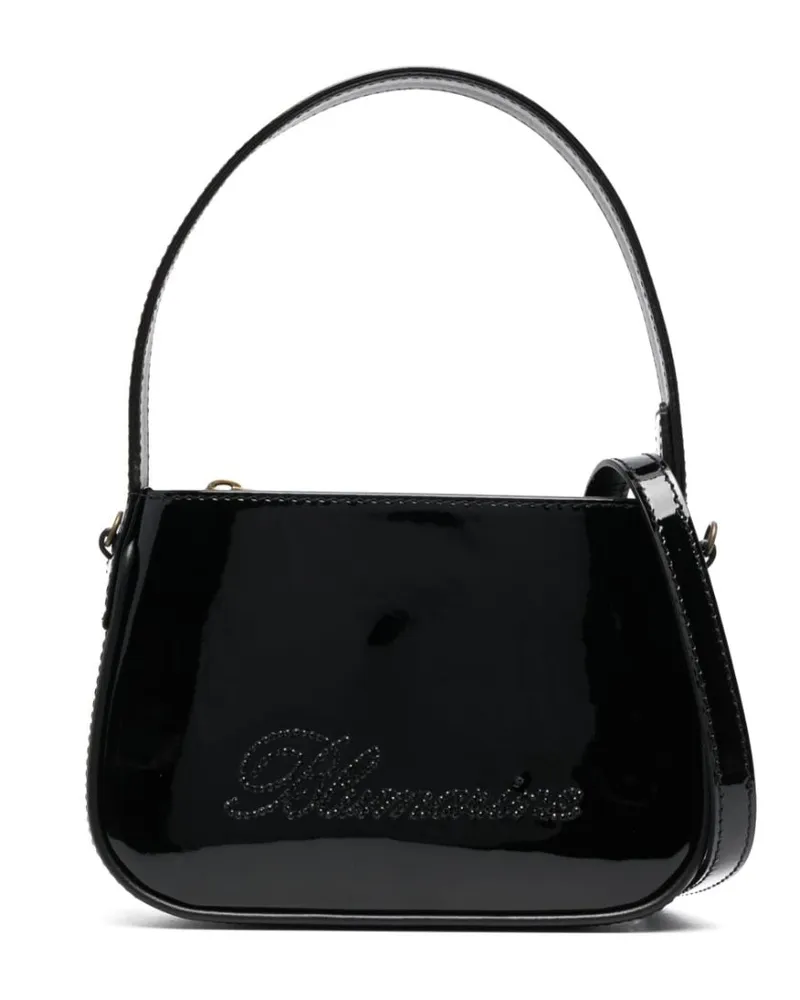 Blumarine Mini-Tasche mit Logo Schwarz