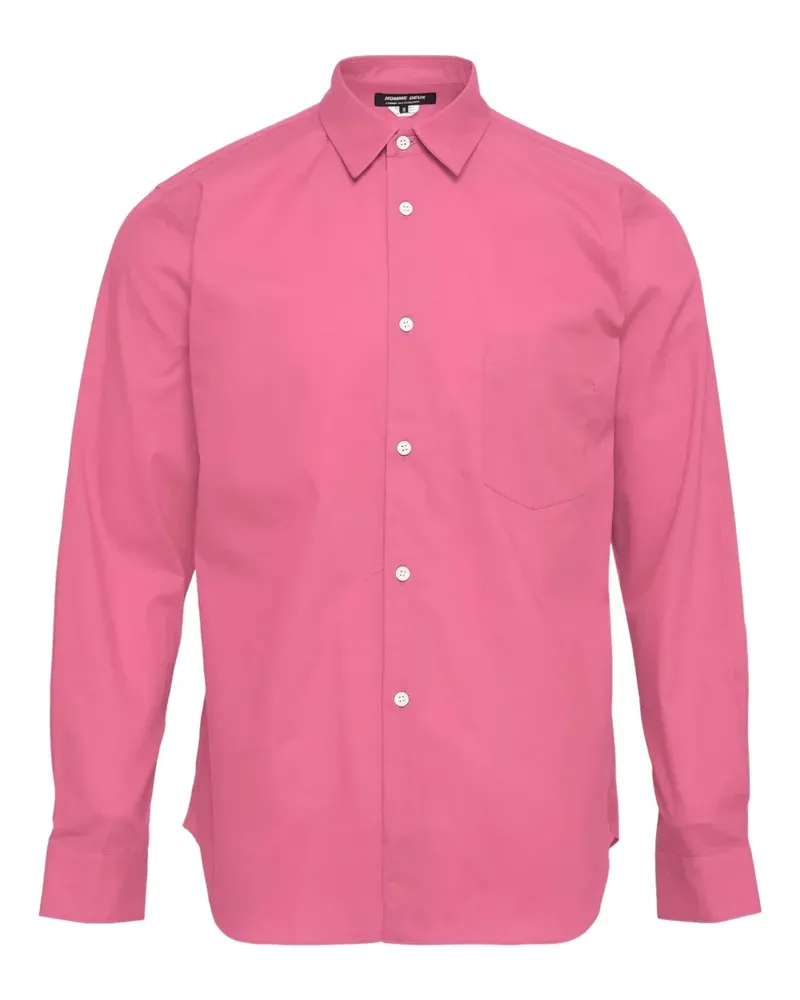 Comme des Garçons Hemd mit aufgesetzter Tasche - Rosa Rosa