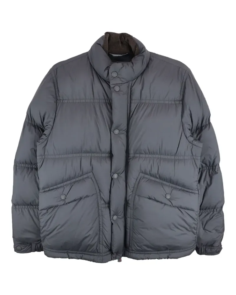 Moncler Gesteppte Sernur Jacke mit Druckknopfverschluss - Schwarz Schwarz