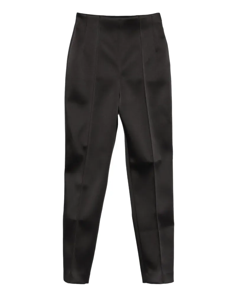 WARDROBE.NYC high-waisted tailored trousers - Schwarz Schwarz