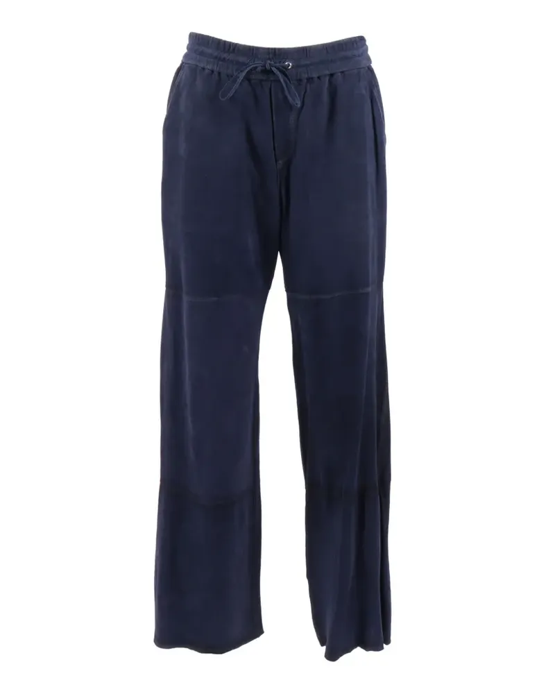 P.A.R.O.S.H. P.A.R.O H. Wildlederhose mit Kordelzug - Blau Blau