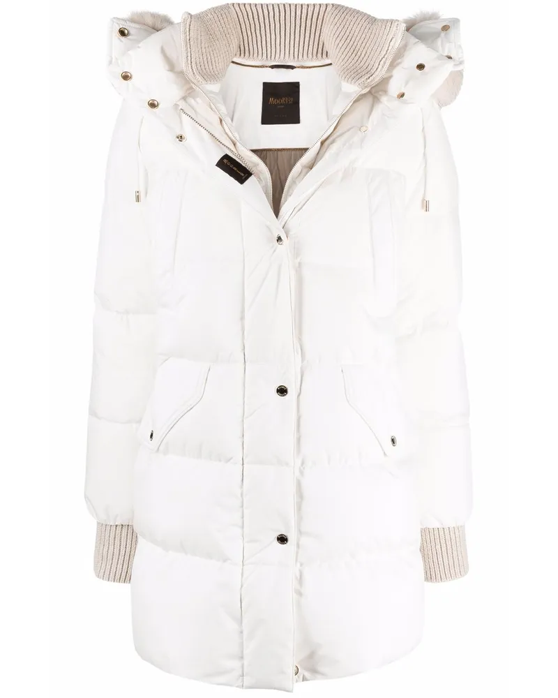 MOORER Tepa Daunenjacke mit Reißverschluss - Weiß Weiß