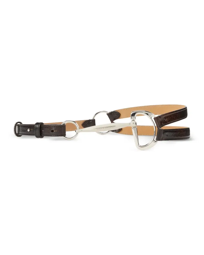 Ralph Lauren Gürtel mit Horse Bit-inspirierter Schnalle - Braun Braun