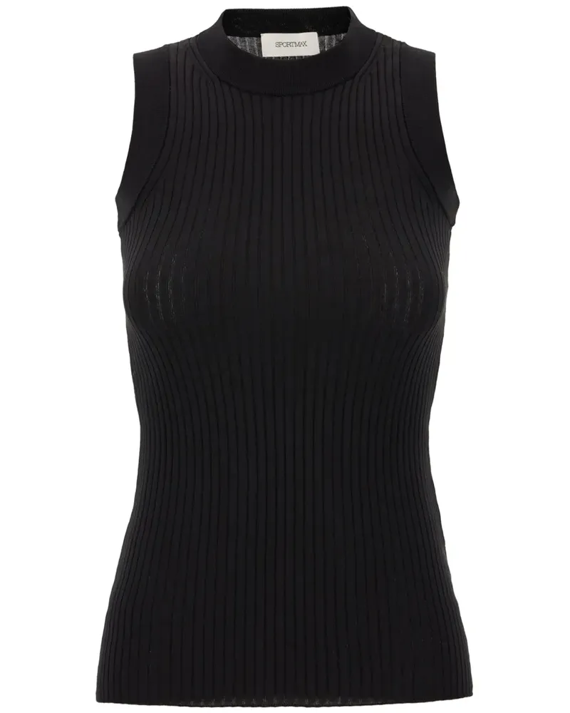 SPORTMAX Gestricktes Toledo Oberteil - Schwarz Schwarz