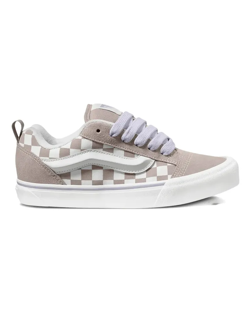 Vans checkerboard Knu Skool trainers - Nude Nude