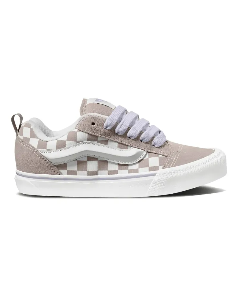 Vans checkerboard Knu Skool trainers - Nude Nude