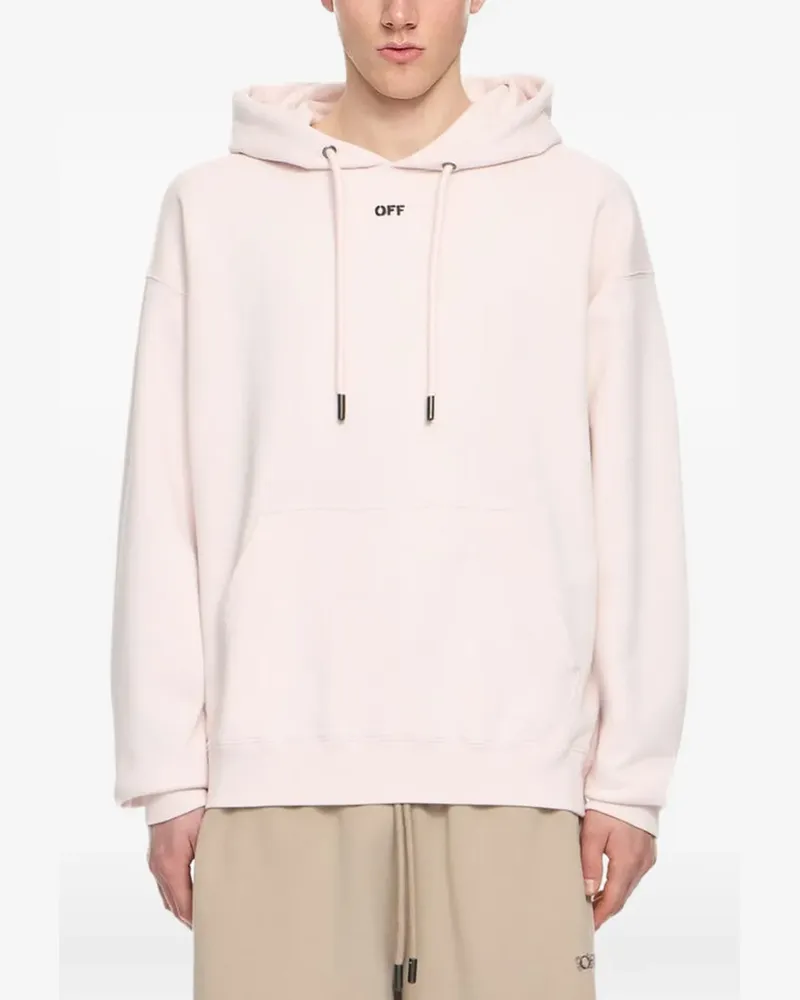 OFF-WHITE Paint Arrow Skate hoodie - Rosa Rosa