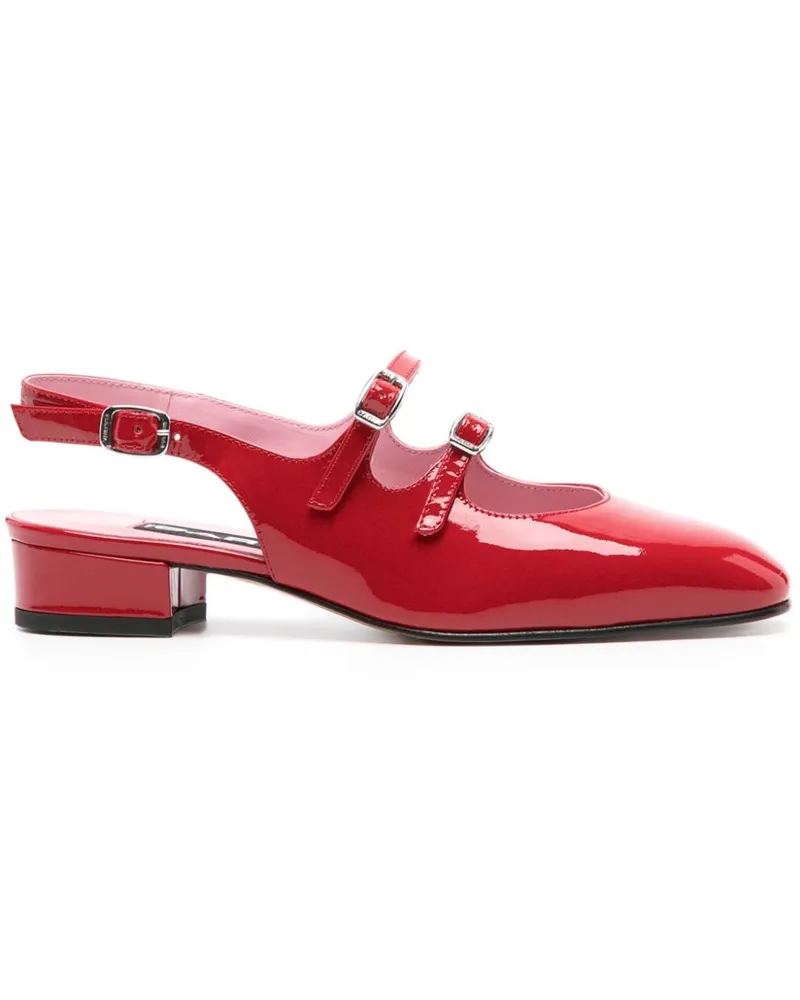 Carel Peche Pumps aus Lackleder - Rot Rot