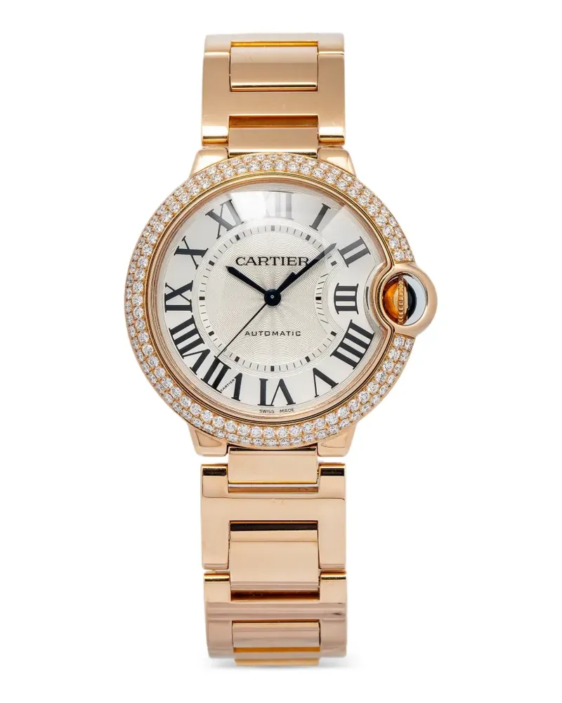 Cartier Ballon Bleu diamond-set 36mm watch - Nude Nude
