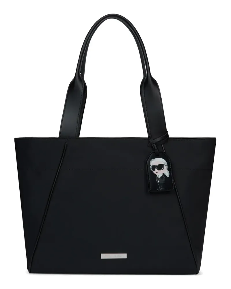 Karl Lagerfeld Ikon tote bag - Schwarz Schwarz