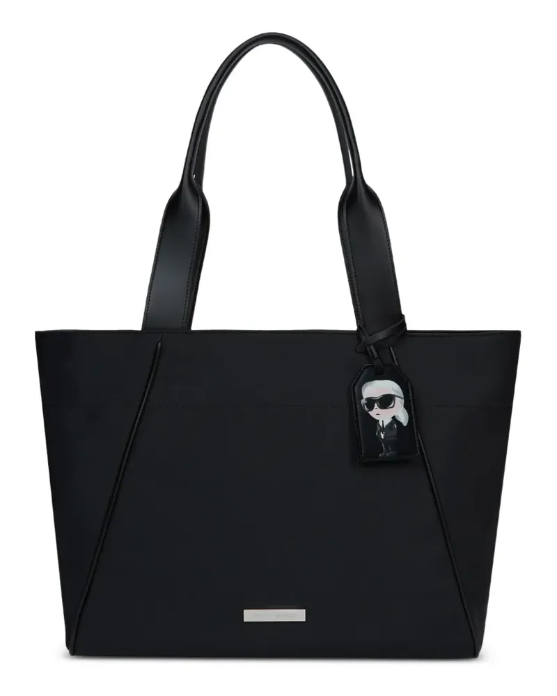 Karl Lagerfeld Ikon tote bag - Schwarz Schwarz