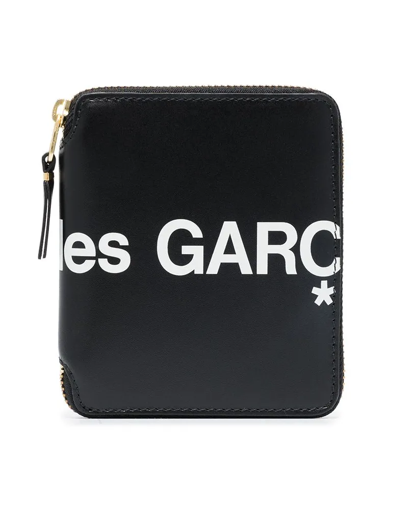 Comme des Garçons Portemonnaie mit Reißverschluss - Schwarz Schwarz