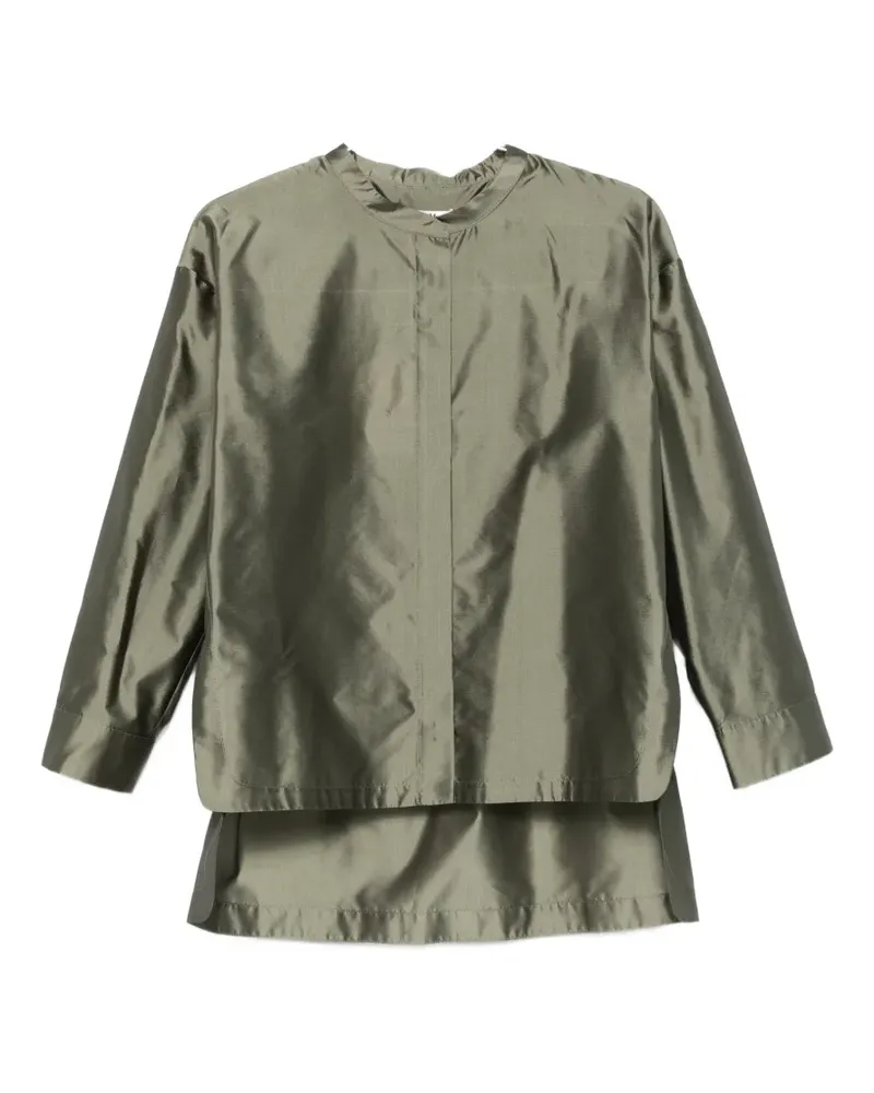 Max Mara collarless shirt - Grün Grün