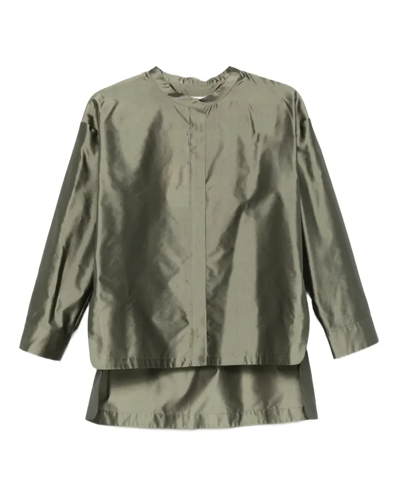 Max Mara collarless shirt - Grün Grün
