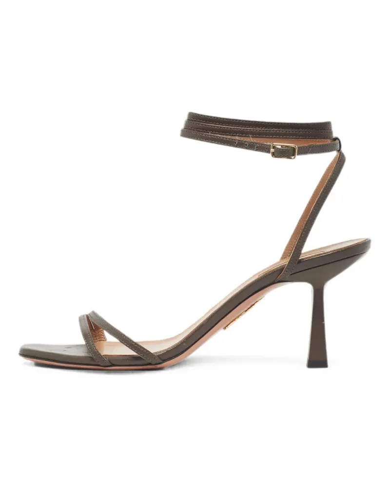 Aquazzura leather heeled sandals - Braun Braun