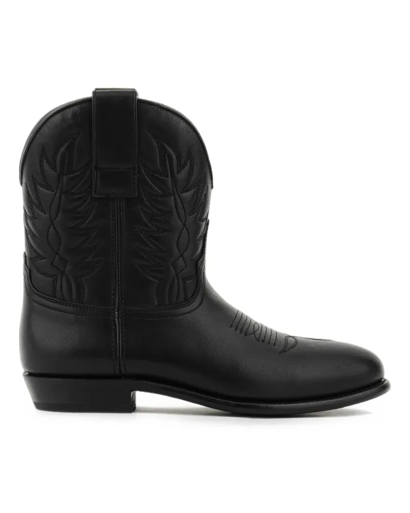 Paul Warmer Kansas Cowboystiefel - Schwarz Schwarz