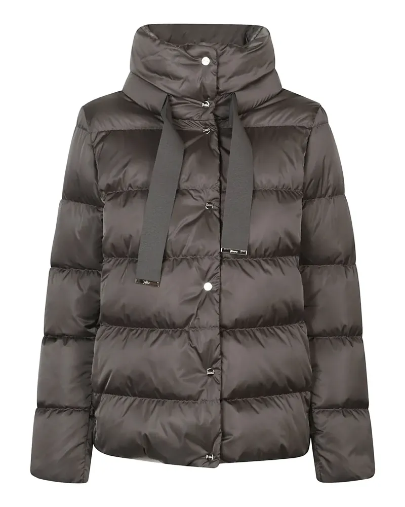 Herno funnel-neck puffer jacket - Grau Grau