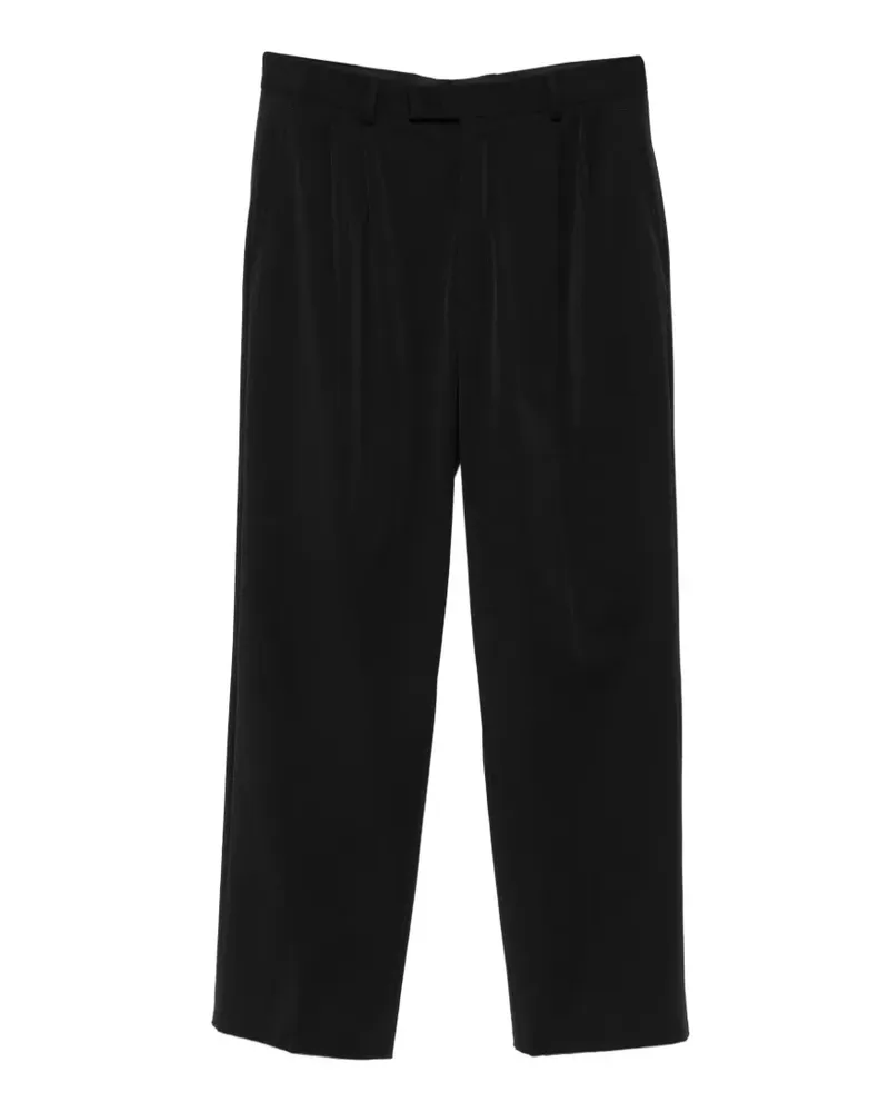 Karl Lagerfeld Hose mit Logo-Patch - Schwarz Schwarz