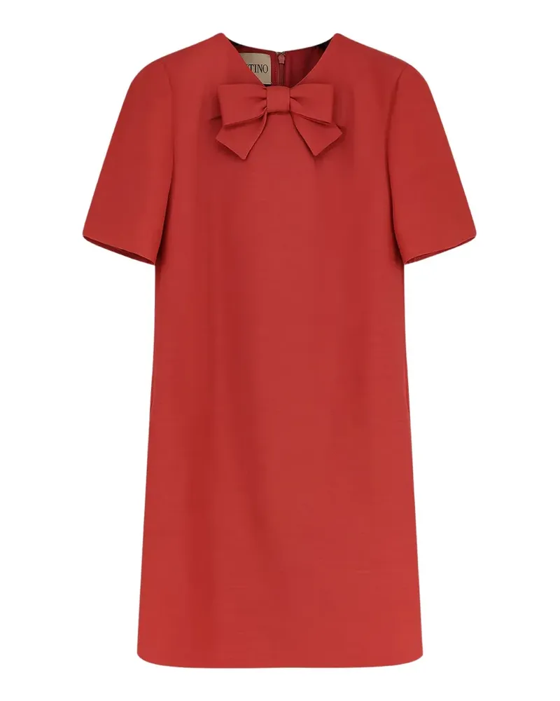 Valentino Garavani bow mini dress - Rot Rot