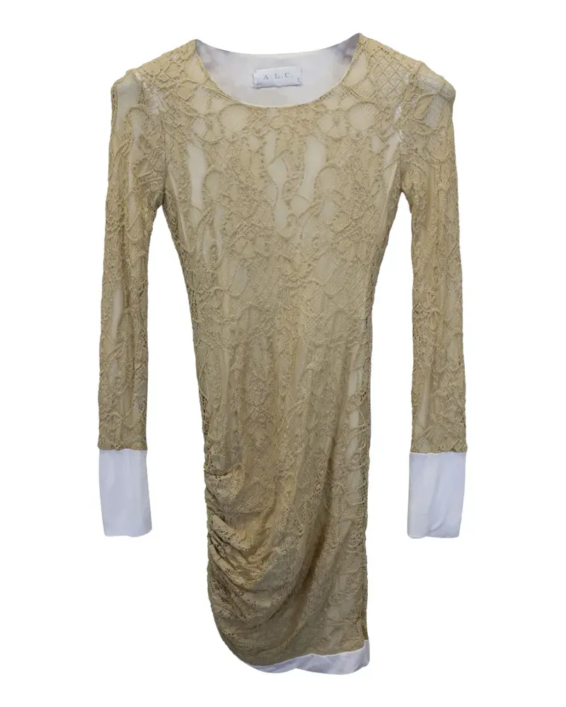 A.L.C. Minikleid aus Spitze - Nude Nude