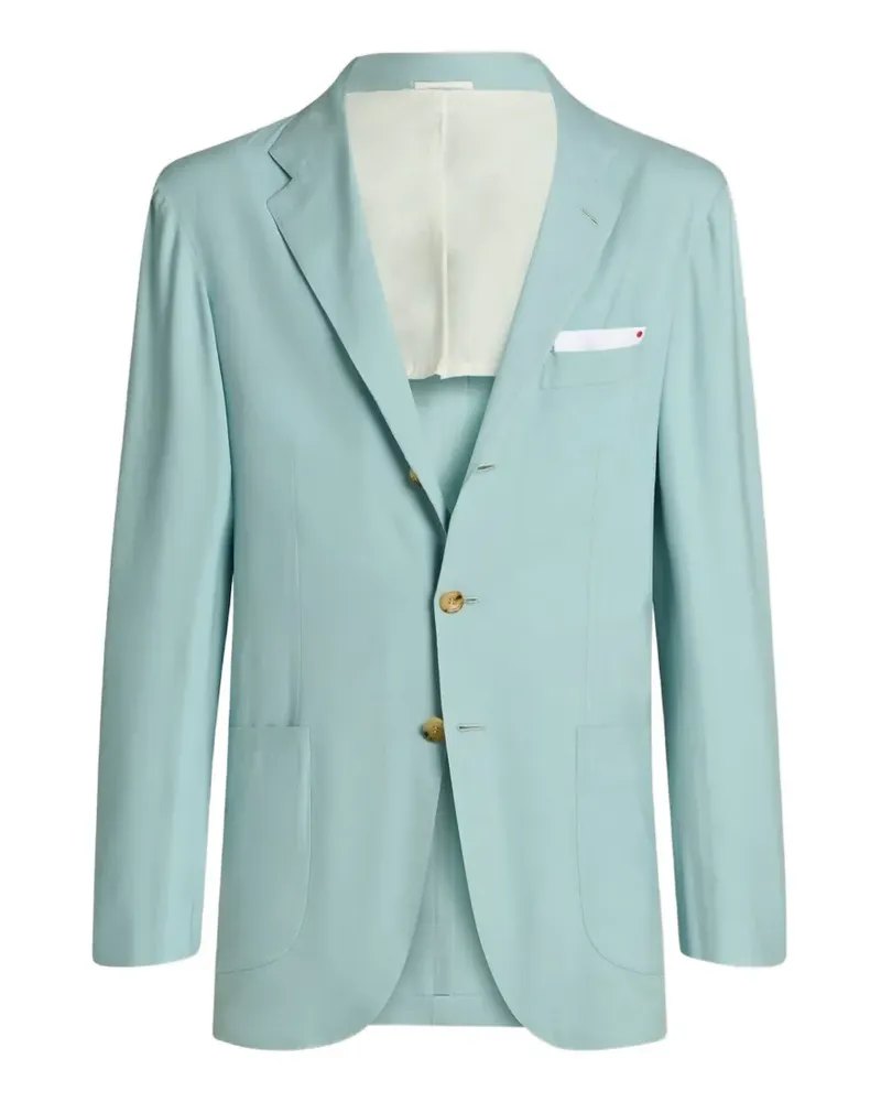 Kiton Einreihiges Sakko - Blau Blau