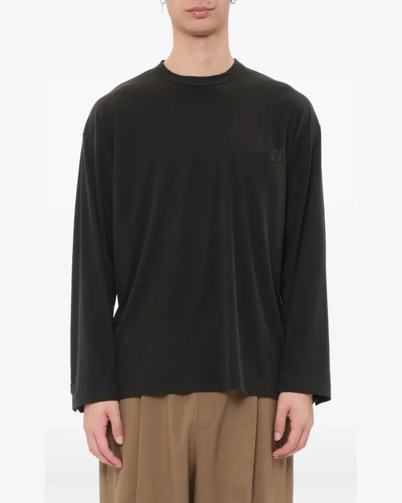 Magliano x 247 Liquid Sera pocket button-cuff T-shirt - Grau Grau