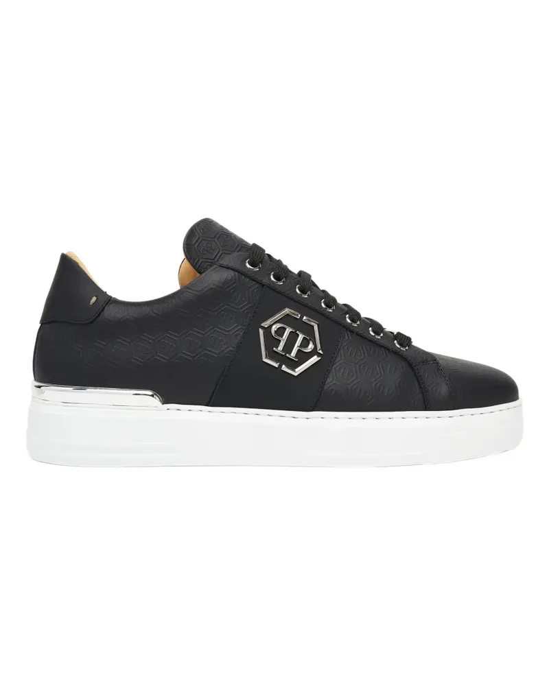 Philipp Plein Sneakers mit Monogramm - Schwarz Schwarz