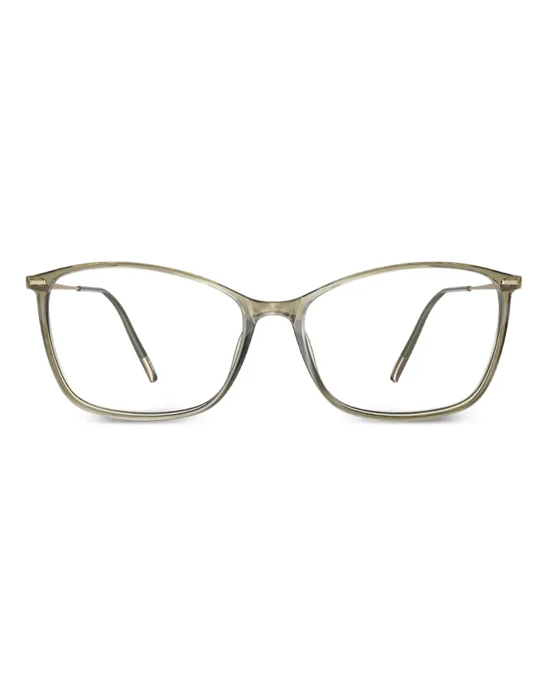 Silhouette Illusion Lite cat-eye frame glasses - Grün Grün