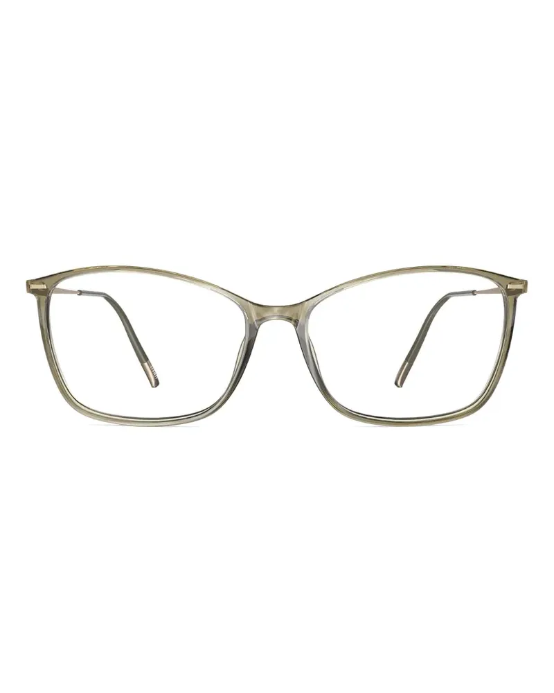 Silhouette Illusion Lite cat-eye frame glasses - Grün Grün