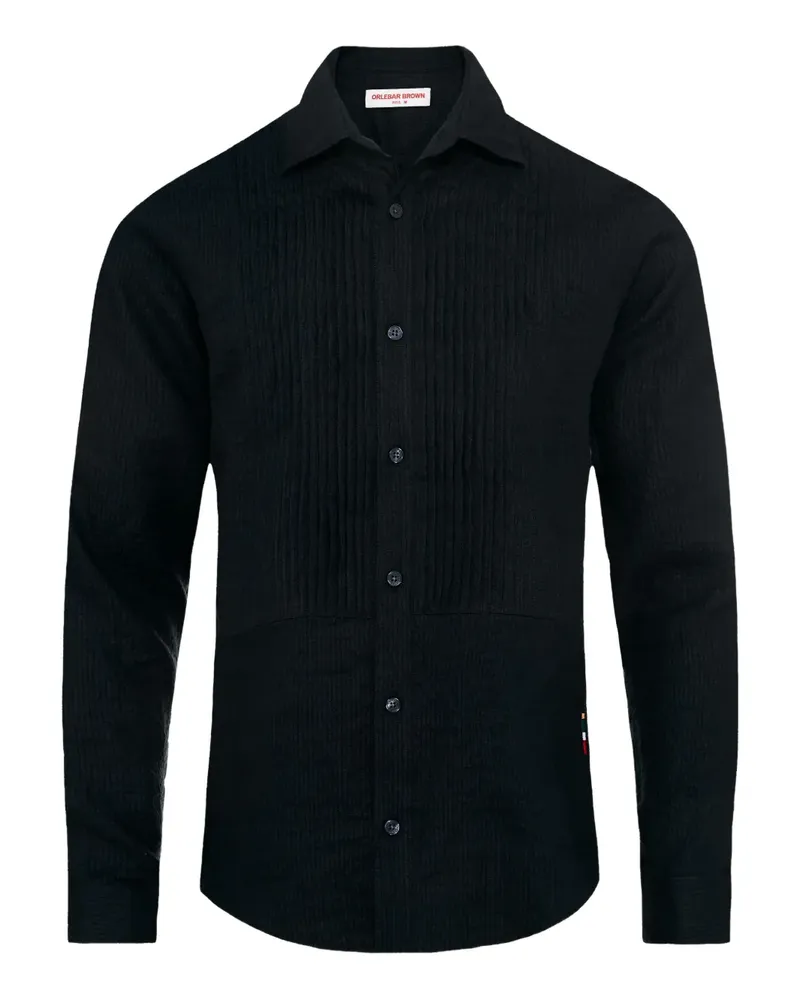 Orlebar Brown Giles' Hemd - Blau Blau