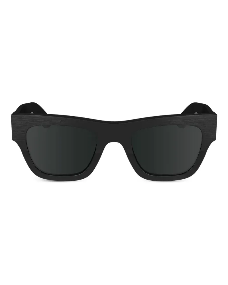 Calvin Klein Sonnenbrille mit eckigem Gestell - Schwarz Schwarz