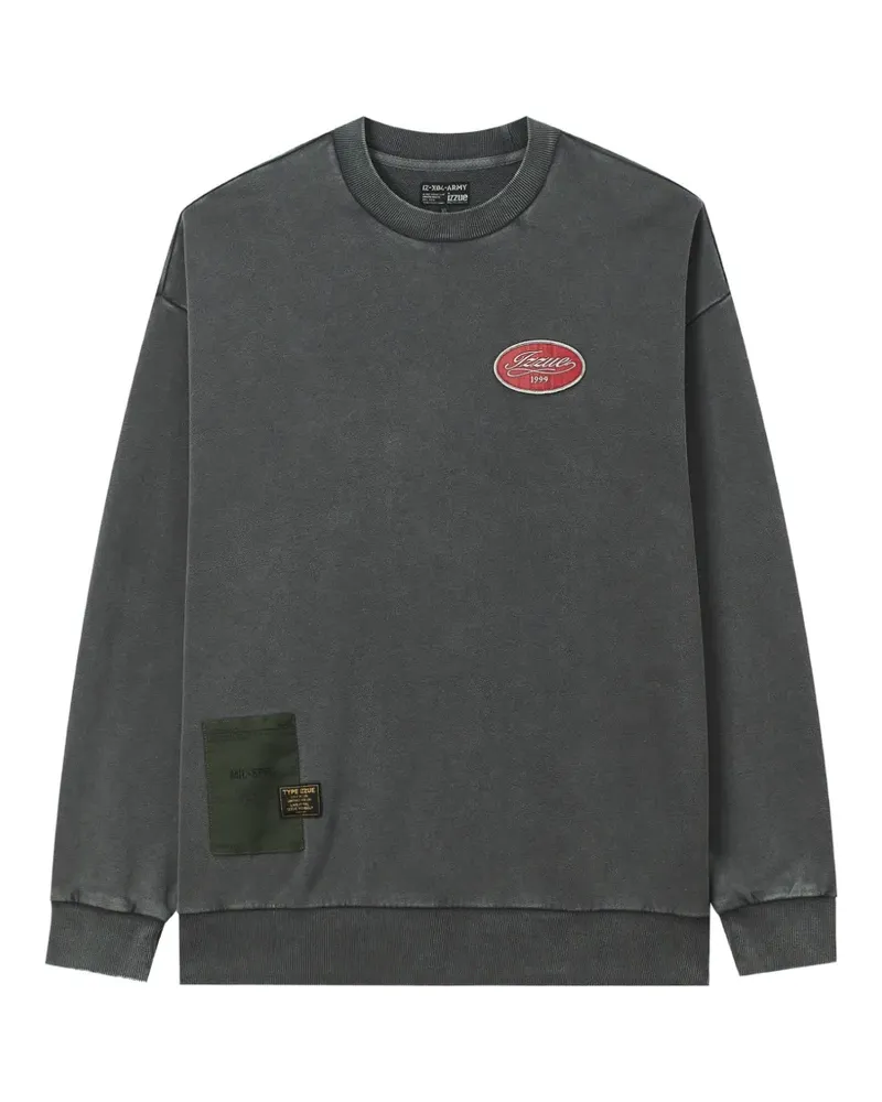 Izzue T-Shirt mit grafischem Print - Grau Grau