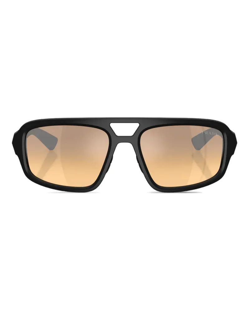 Prada double-bridge sunglasses - Schwarz Schwarz