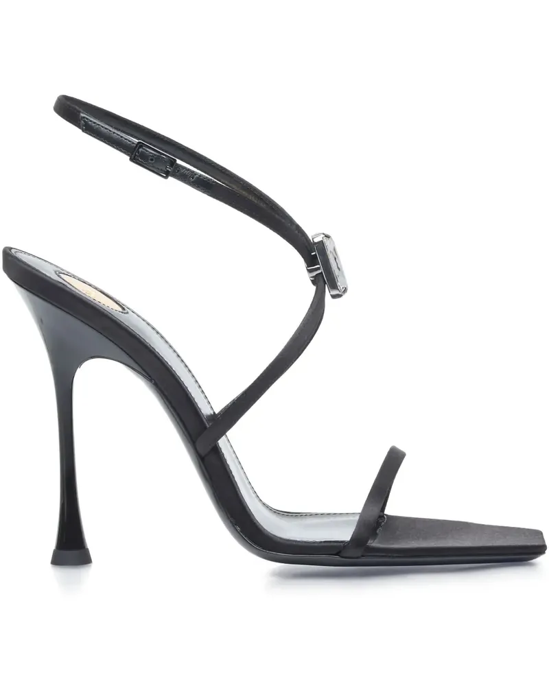 Saint Laurent Sandalen 110mm - Schwarz Schwarz