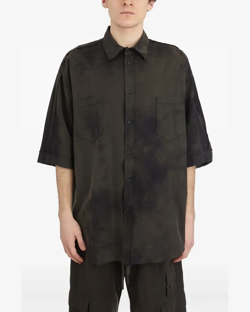 Andrea Ya'aqov pockets shirt - Schwarz Schwarz