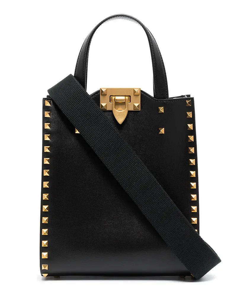 Valentino Garavani Kleine  Rockstud Handtasche - Schwarz Schwarz